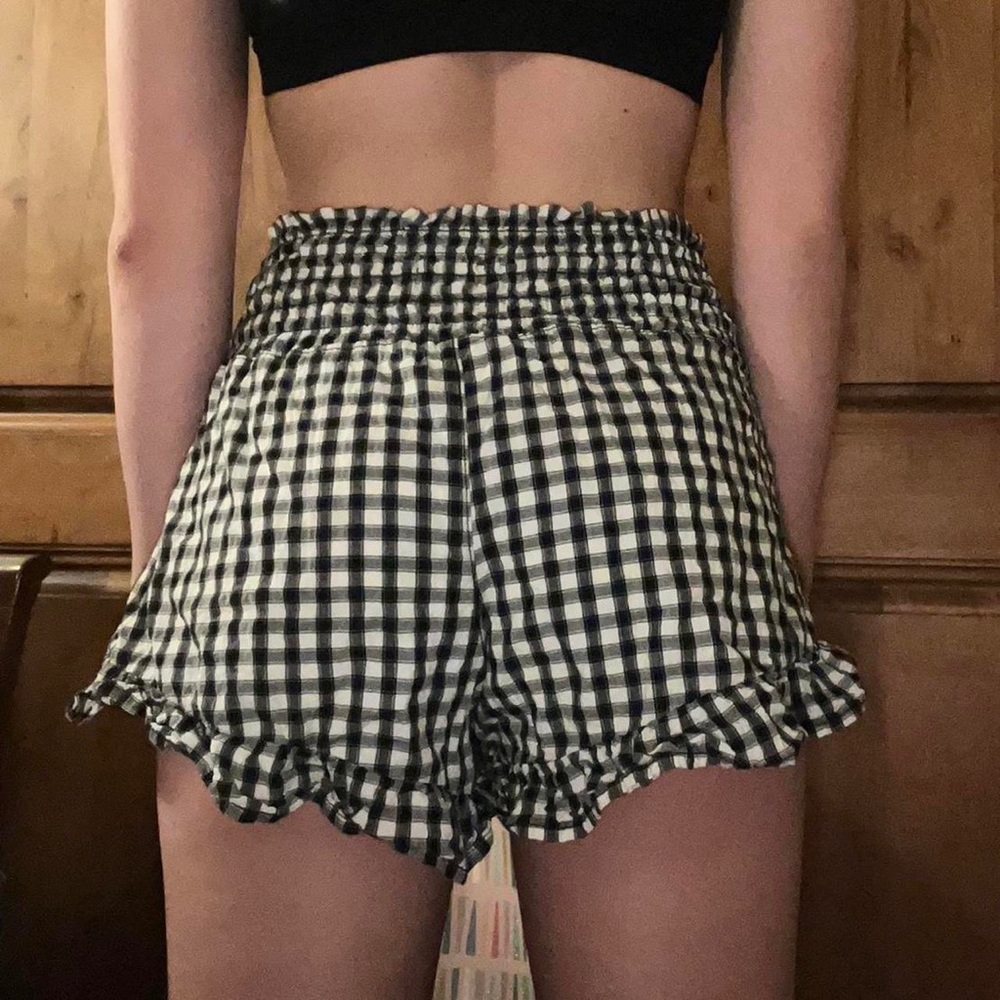 Black and White Shorts